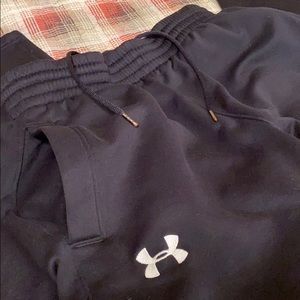 Under Armor Black Storm Sweatpants